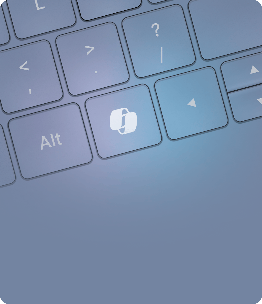 Close up of the Copilot key on a keyboard