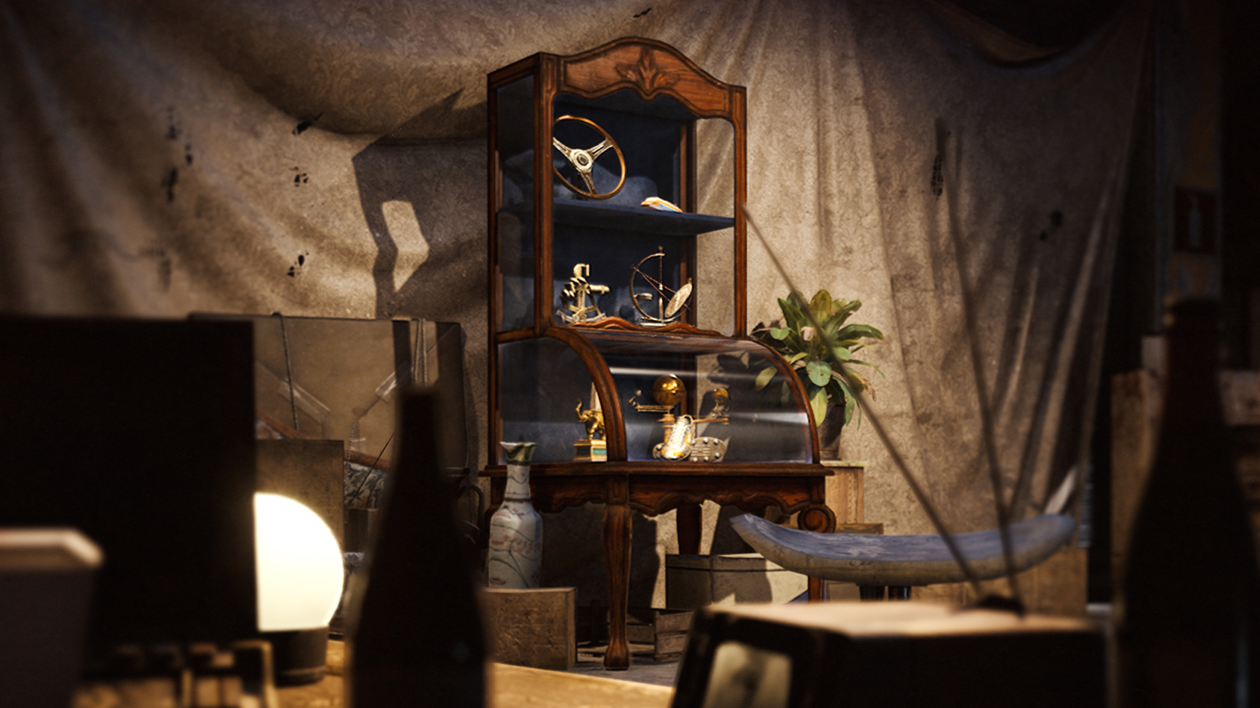 Arc Raiders Converging Paths: Key art of the relic display cabinet.