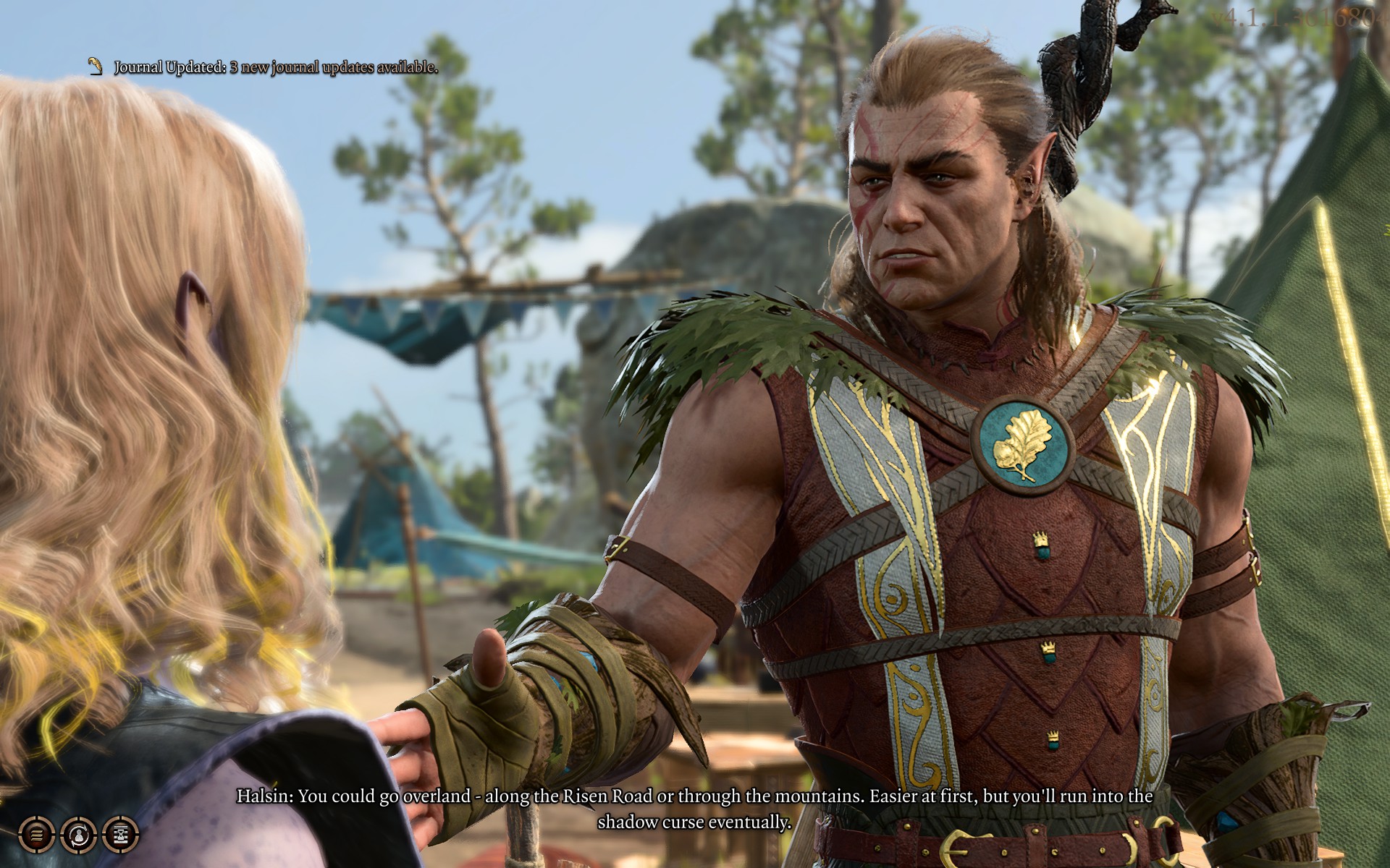 Halsin describes your next quest steps