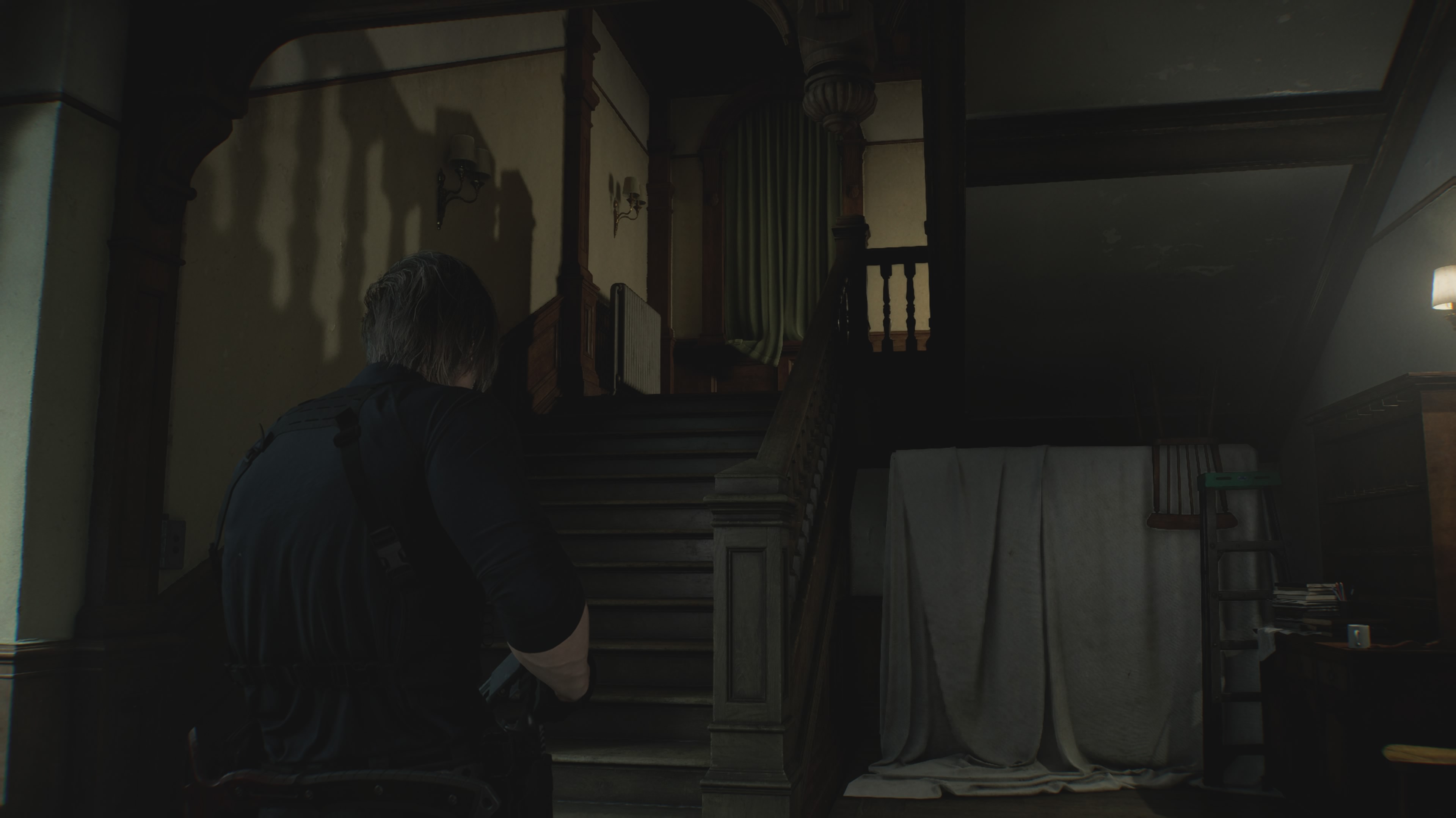 Resident Evil Requiem Victor's office - Staircase
