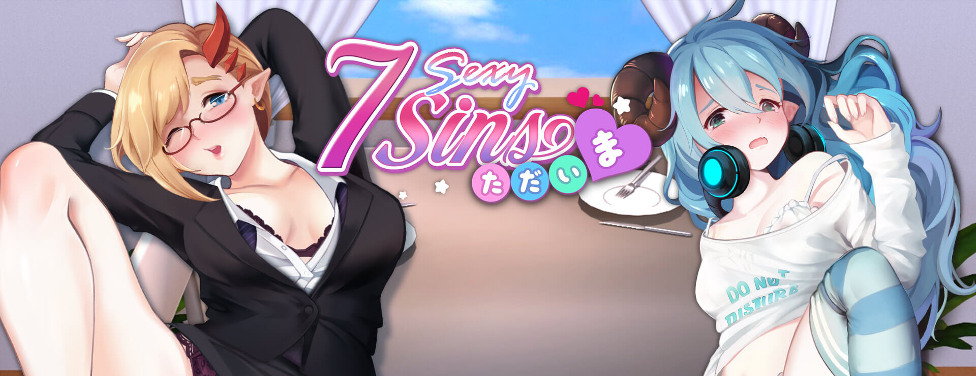 Graj 7 Sexy Sins Tadaima na stronie Nutaku 7 Sexy Sins Tadaima - Przygodowa akcji Gra