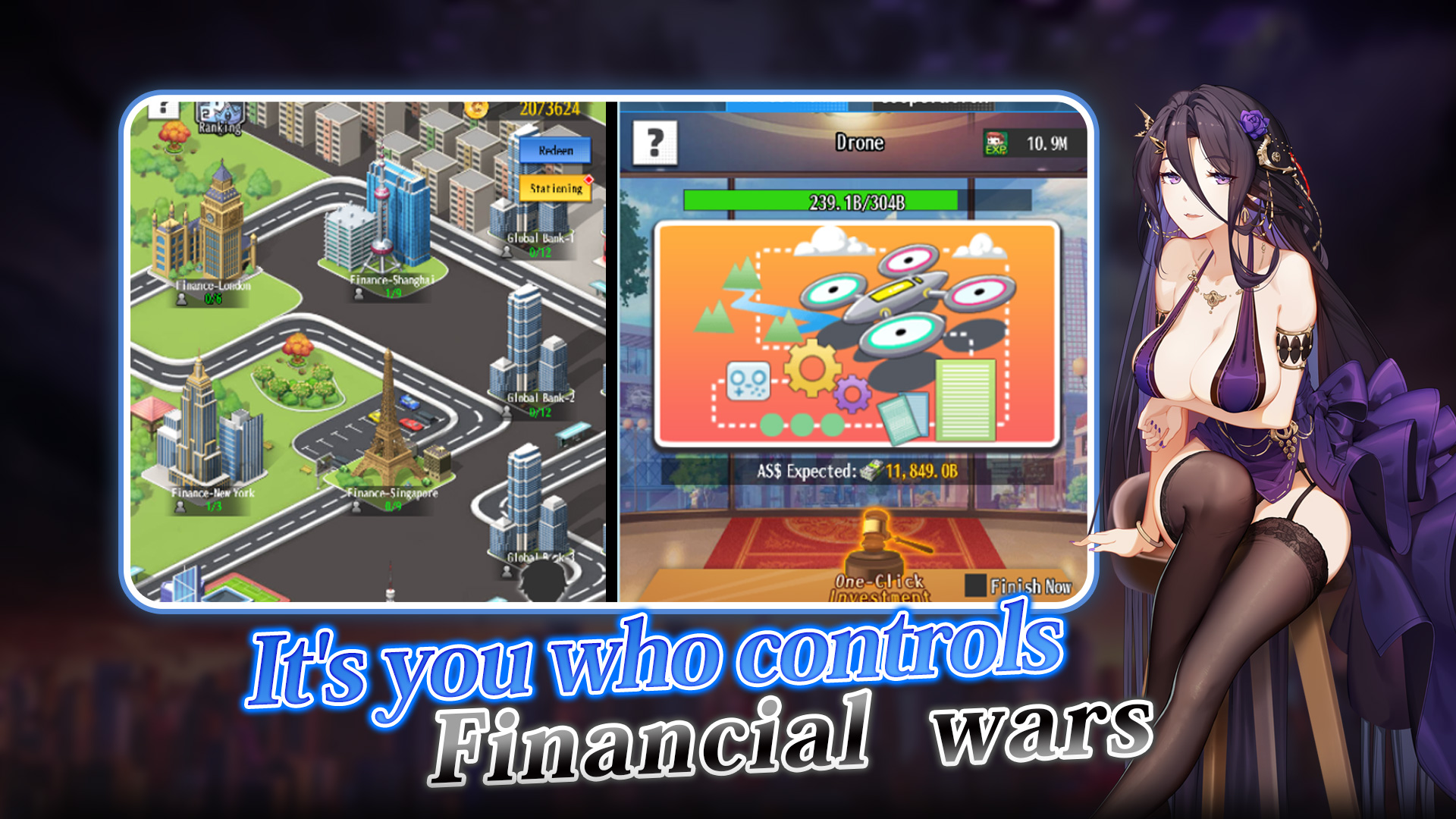 玩 casual 遊戲 - Billionaire 在 Nutaku casual遊戲 - Billionaire