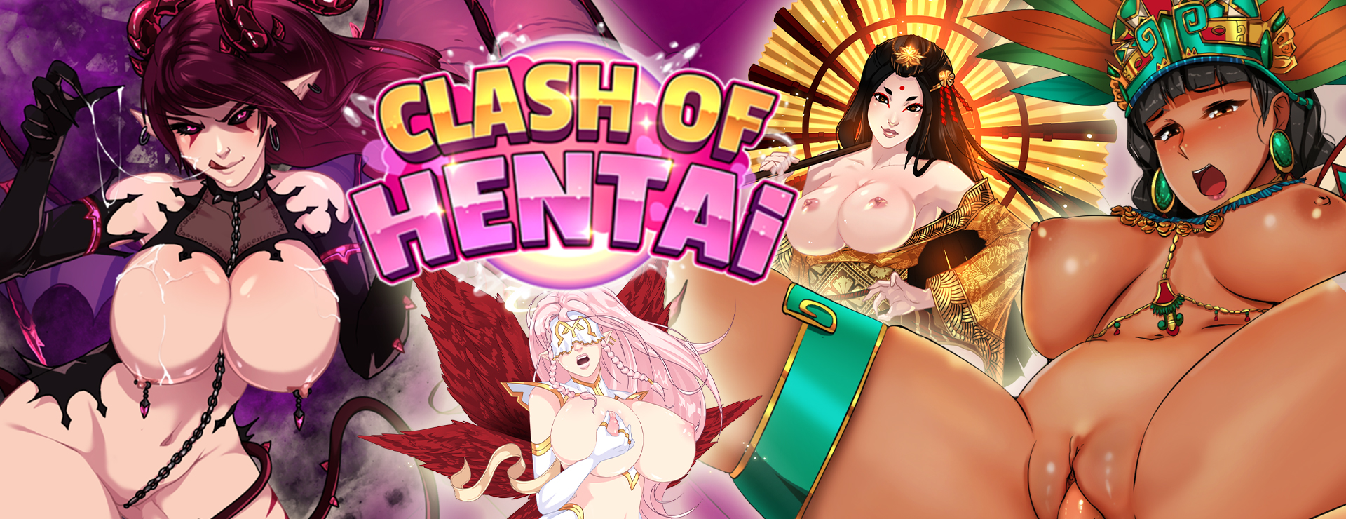 玩 Clash of Hentai 在 Nutaku Clash of Hentai - Tower Defense 游戏