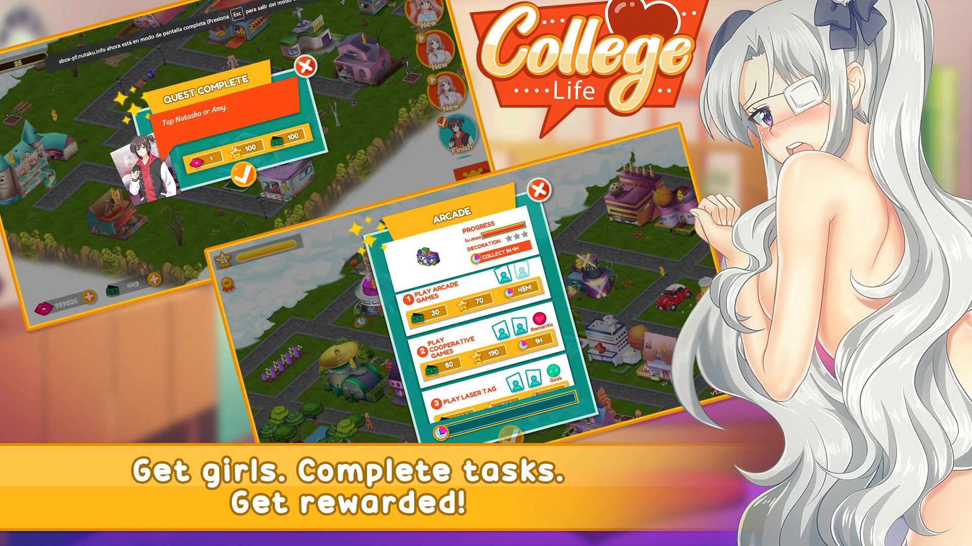 Play simulation Game - College Life on Nutaku simulationGame - College Life