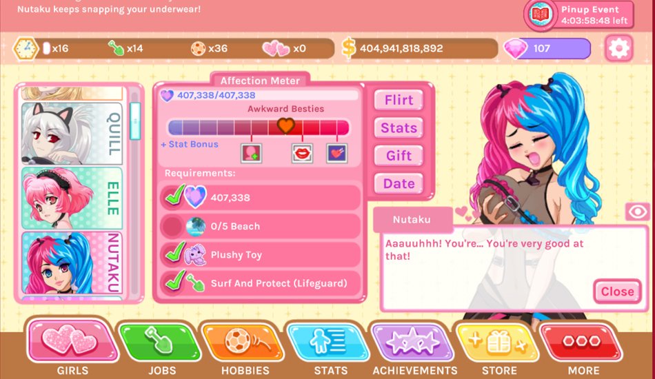 Jugar casual Juego - Crush Crush Moist & Uncensored en Nutaku casualJuego - Crush Crush Moist & Uncensored