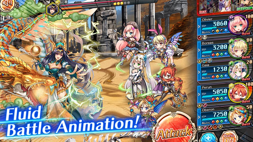 玩 rpg 游戏 - Kamihime PROJECT R 在 Nutaku rpg游戏 - Kamihime PROJECT R