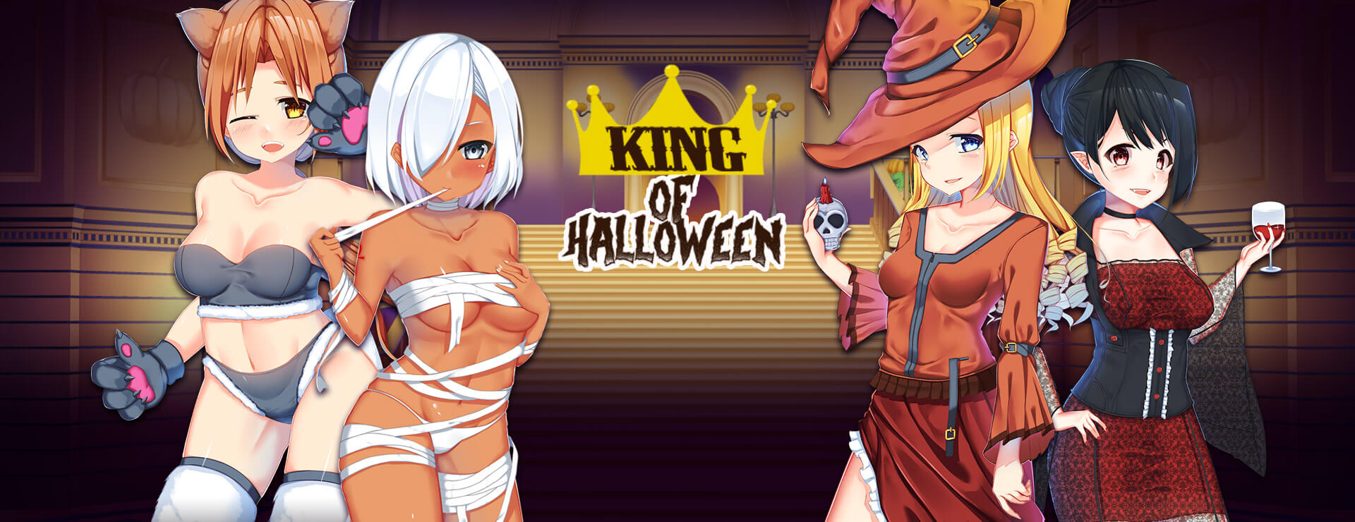 Spielen King of Halloween auf Nutaku King of Halloween - Japanisches Adventure Spiel