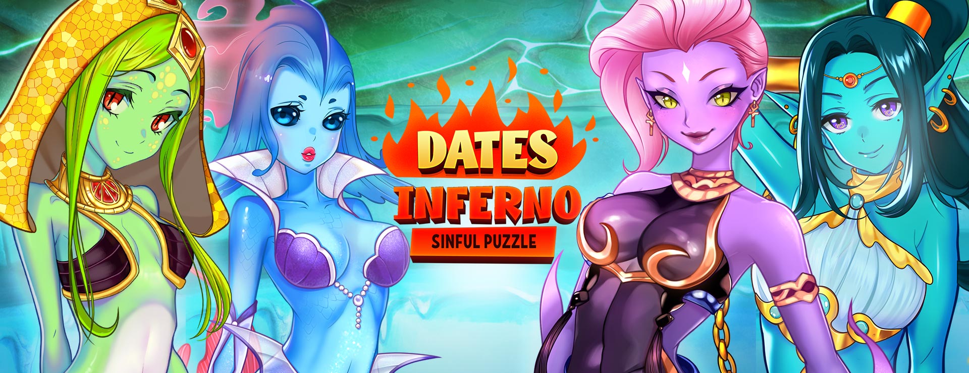 Sinful Puzzle: Dates Inferno - Casual 游戏