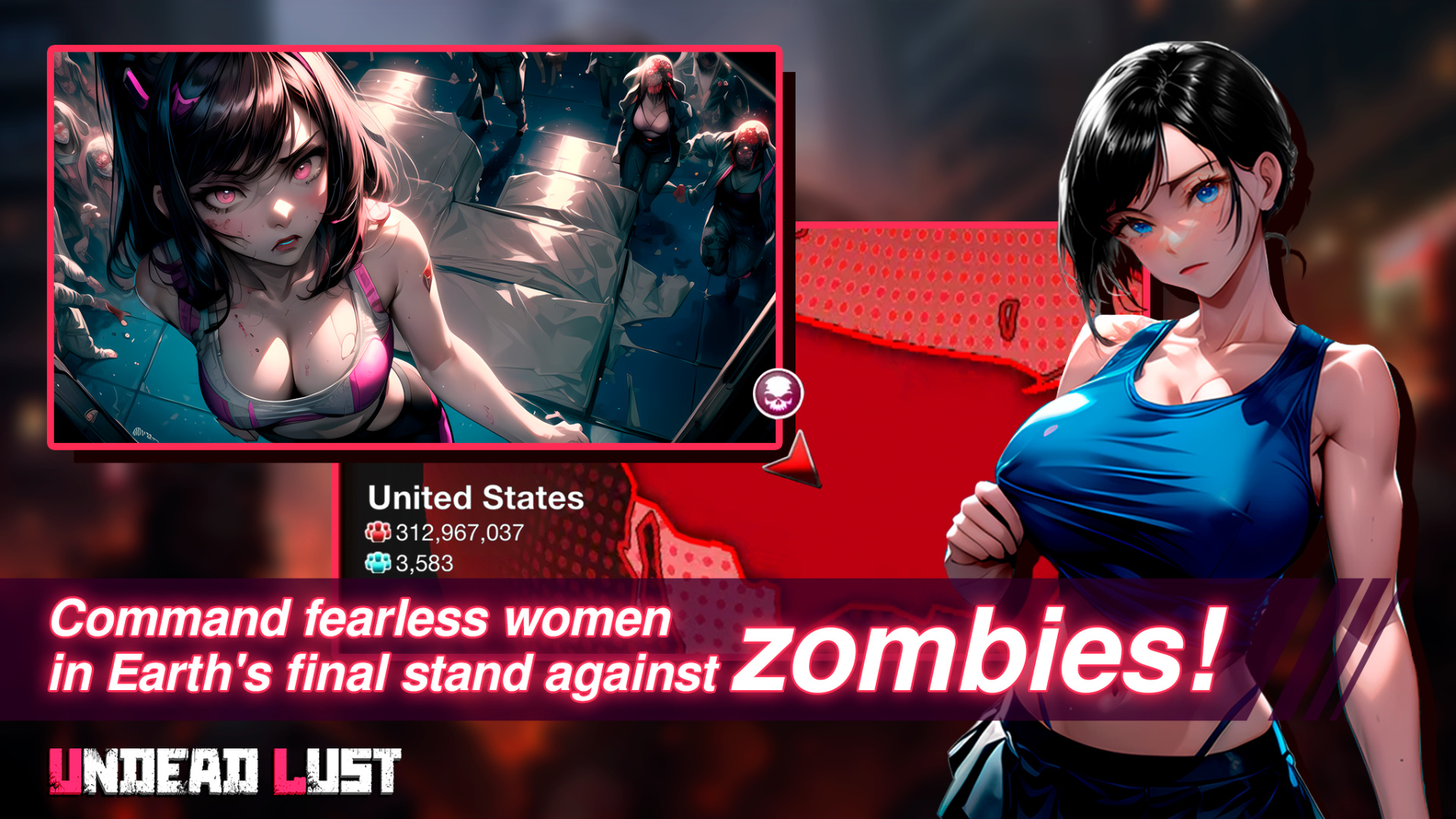玩 idle 游戏 - Undead Lust 在 Nutaku idle游戏 - Undead Lust