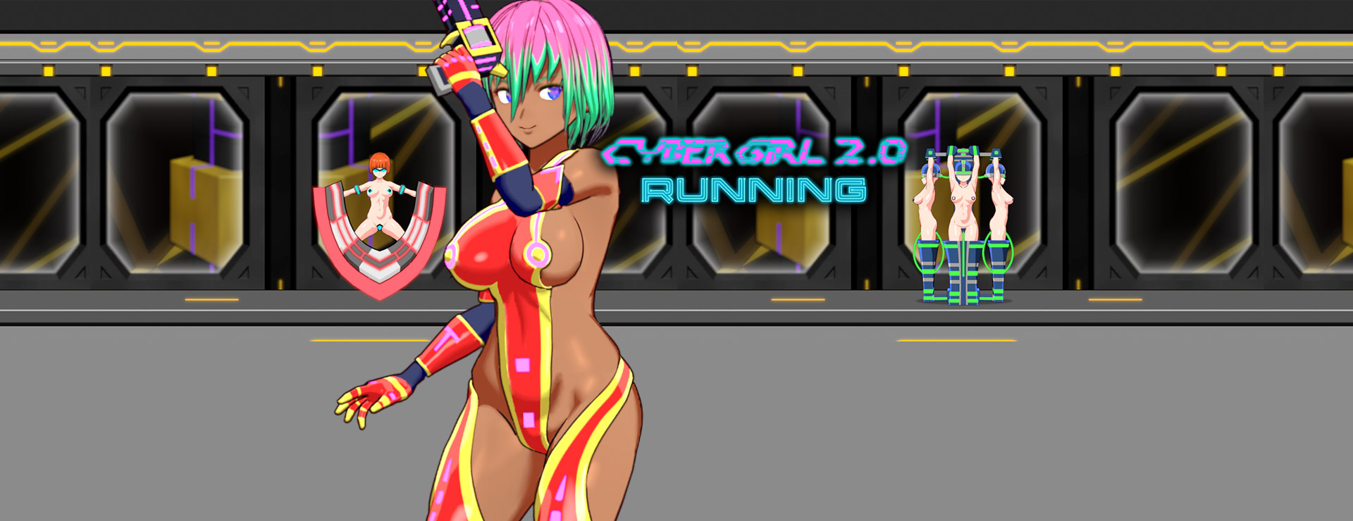 Cyber Girl 2.0 RUNNING - Action Adventure Spiel