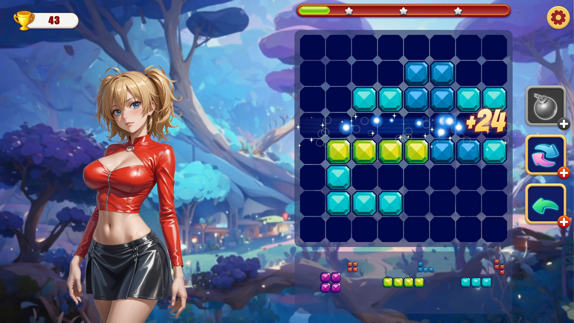 Play adventure Game - Girls and Blocks on Nutaku adventureGame - Girls and Blocks