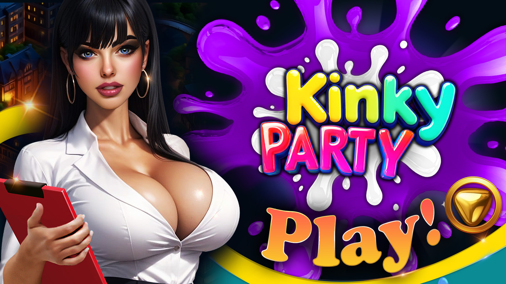 玩 casual 游戏 - Kinky Party 在 Nutaku casual游戏 - Kinky Party