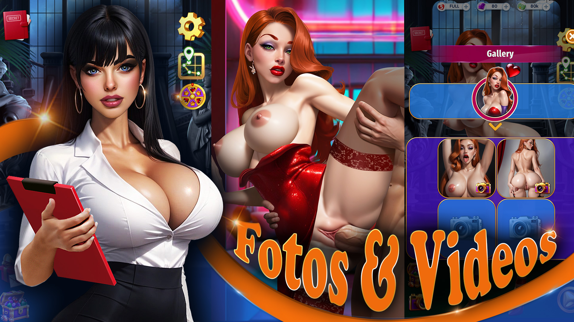 玩 casual 游戏 - Kinky Party 在 Nutaku casual游戏 - Kinky Party