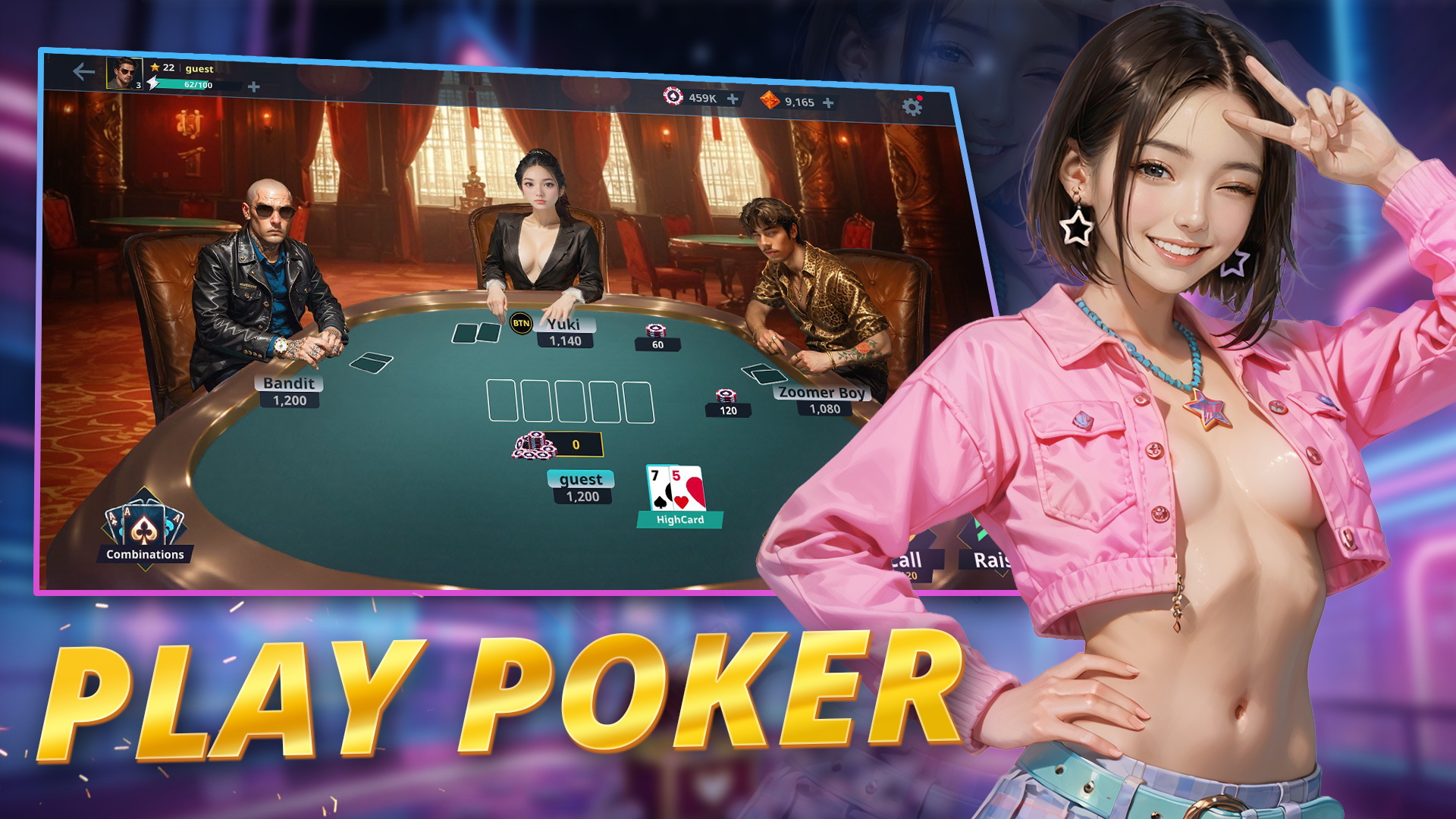 Spielen card Spiel - Naked Aces auf Nutaku cardSpiel - Naked Aces