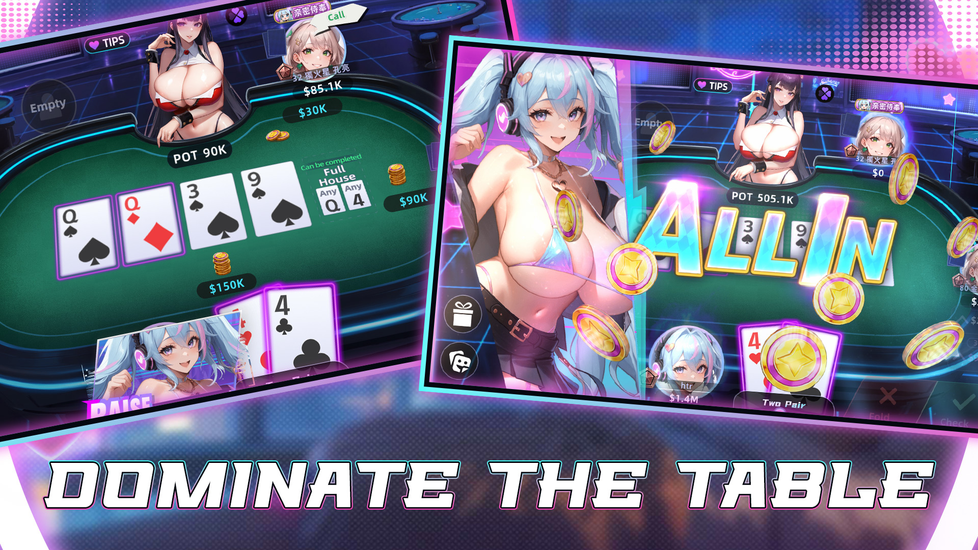 Play action-rpg Game - Poker n' Sluts on Nutaku action-rpgGame - Poker n' Sluts
