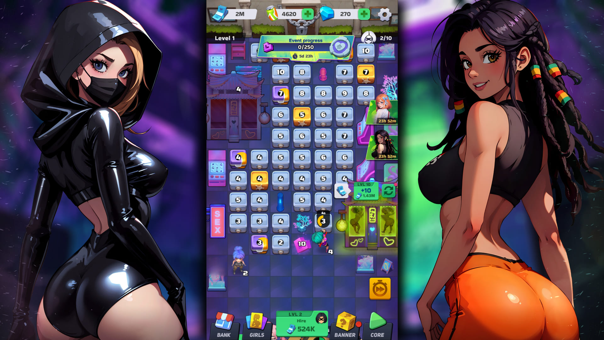 Play casual Game - Slut Squad on Nutaku casualGame - Slut Squad