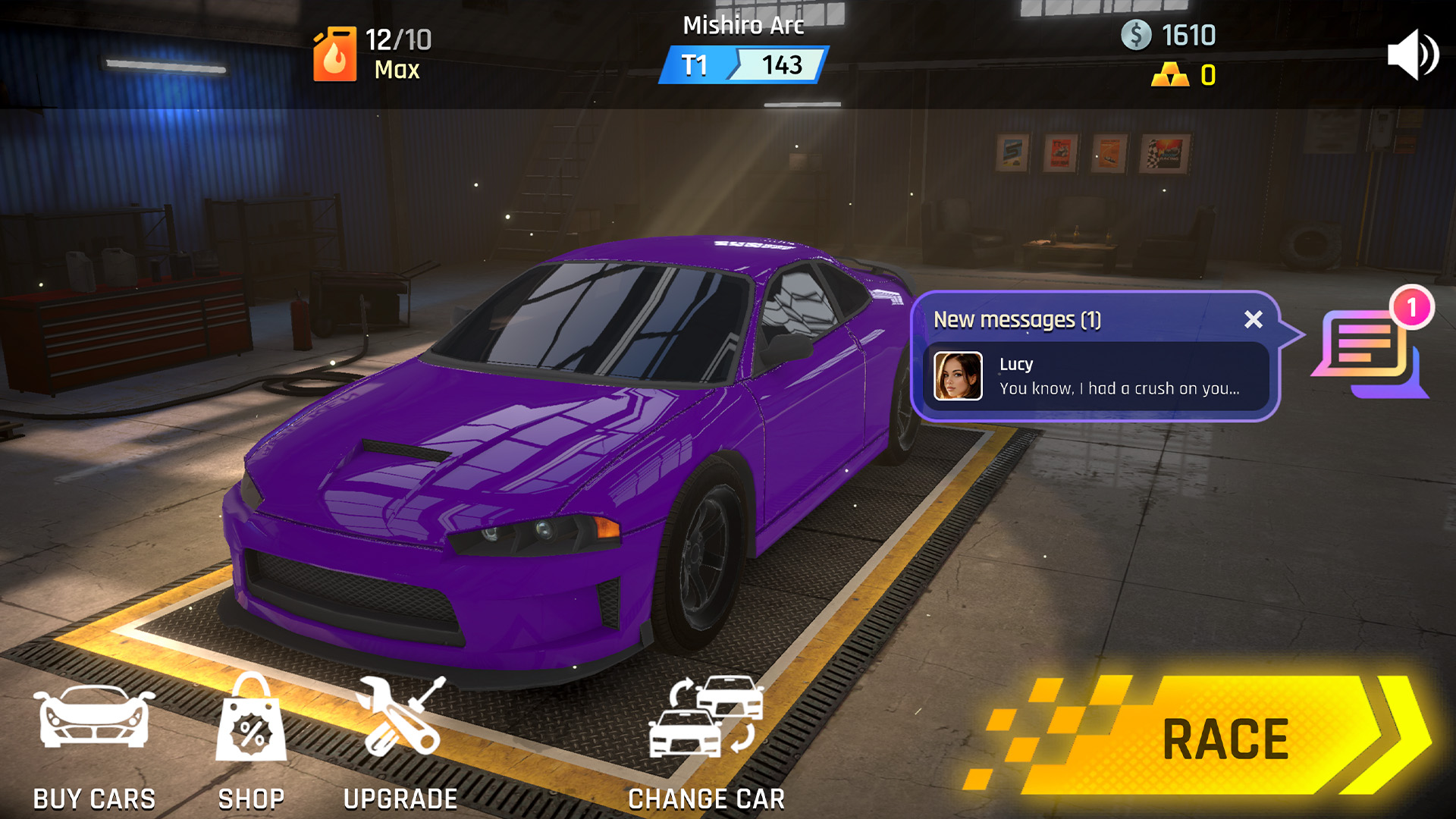 Play management Game - Street Racing: Hot Nights on Nutaku managementGame - Street Racing: Hot Nights