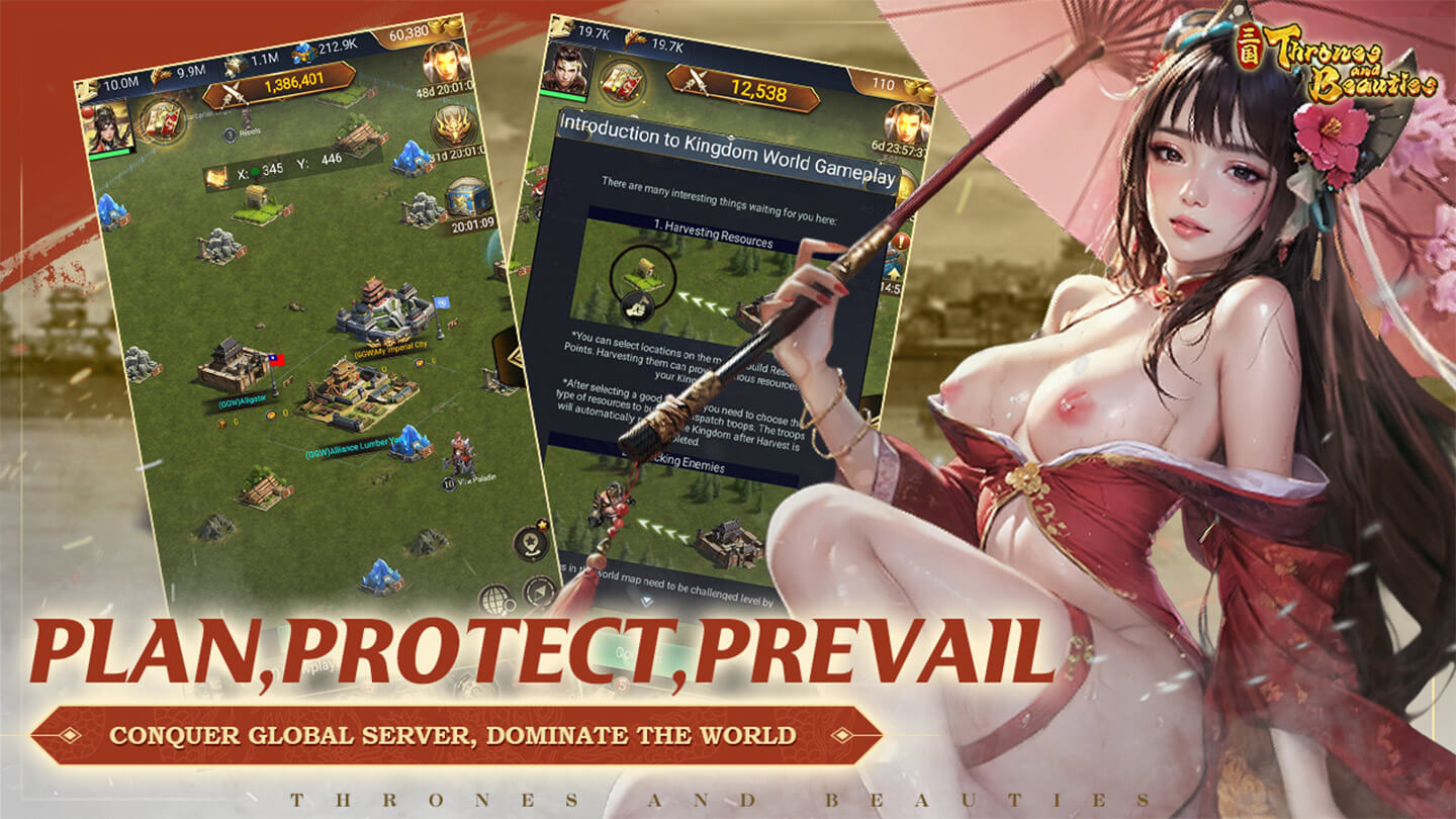 Play simulation Game - Thrones and Beauties on Nutaku simulationGame - Thrones and Beauties