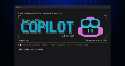 Copilot CLI welcome screen