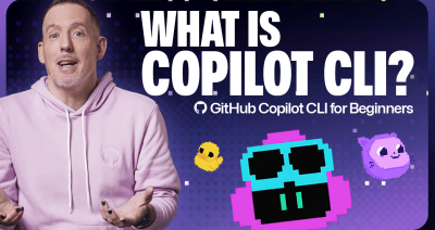 Header showing "What is Copilot CLI?" and GitHub Copilot iconography