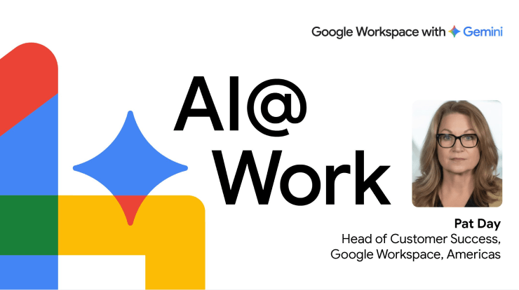Профіль AI@Work Пет Дей, керівниці відділу підтримки клієнтів у Google Workspace.