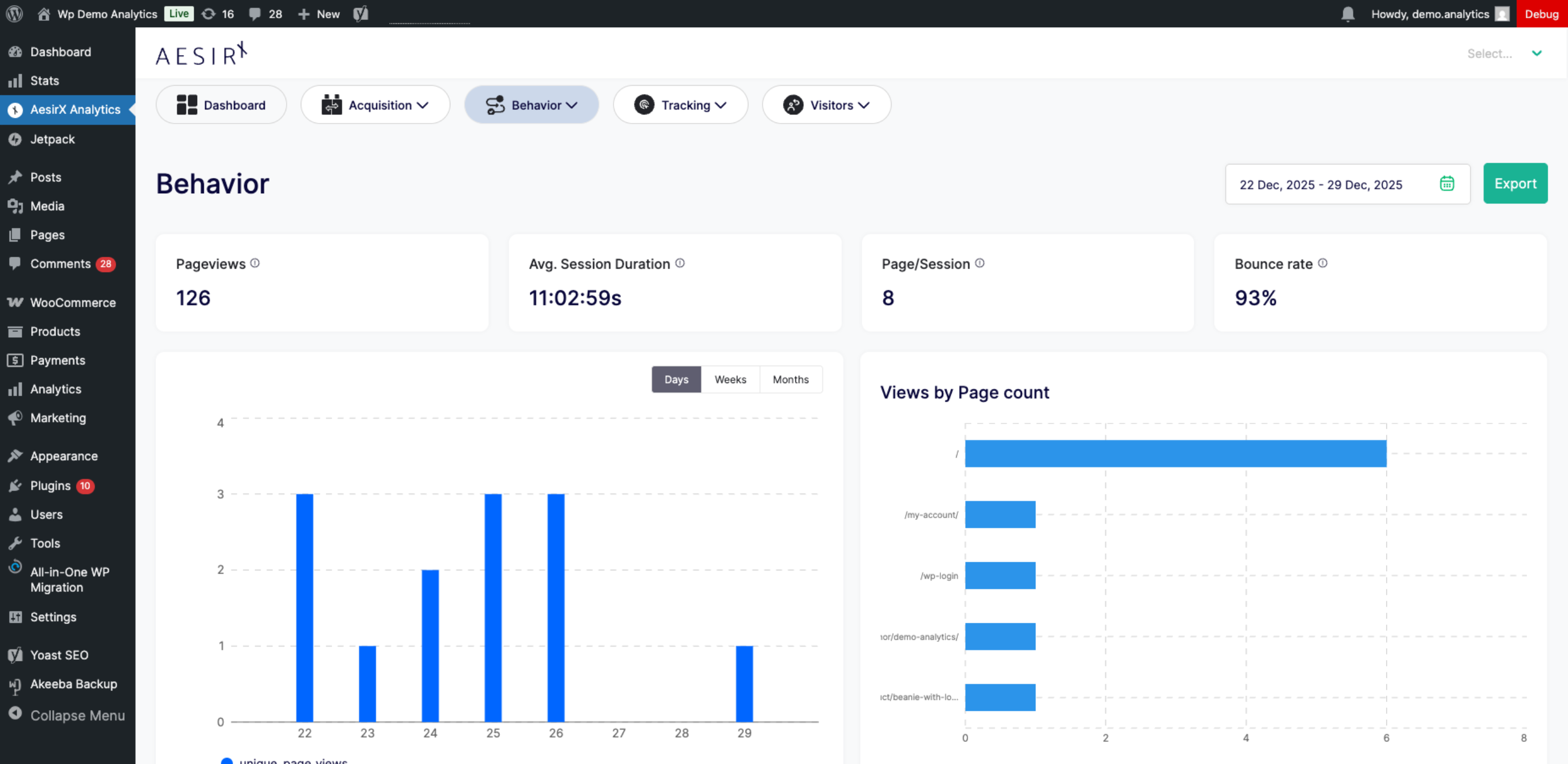 Samtyckeslogg - Spårar och visualiserar användarens samtyckesaktivitet för efterlevnad.
