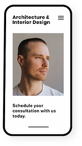 Nettside vist på mobil.