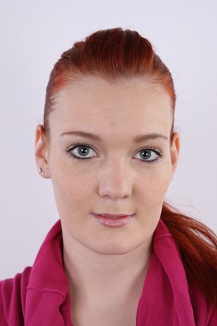 1. Download full pics of model Monika (21) from czechcasting.com