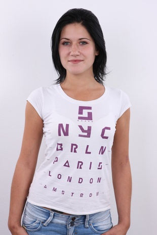 3. Download full pics of model Lucie (22) from czechcasting.com