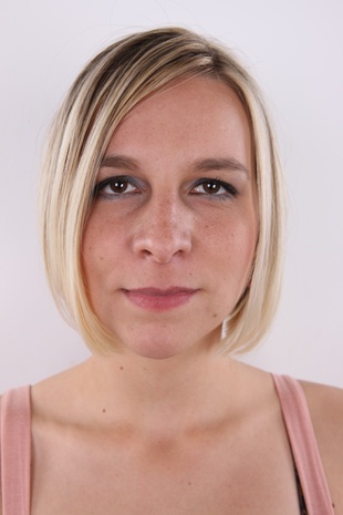 1. Download full pics of model Monika (25) from czechcasting.com