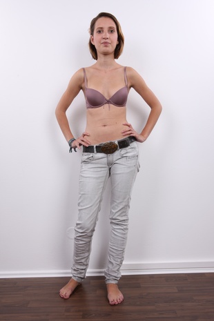7. Download full pics of model Barbora (23) from czechcasting.com
