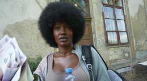 Polvo rápido con una negra tetona