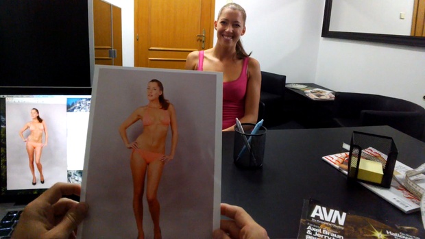1. Download full pics of Nikola: Fame-Hungry Brunette Gets Used and Abused from czechsupermodels.com