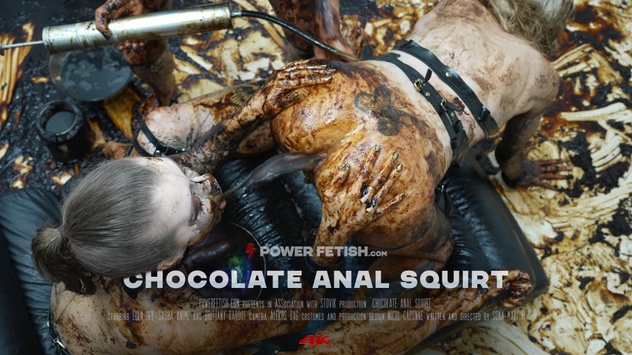 Chokolade anal sprøjt