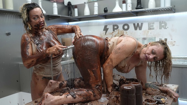 2. Download full pics of Diving in Milk from powerfetish.com