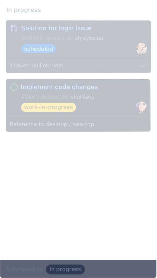 GitHub Project Kanban