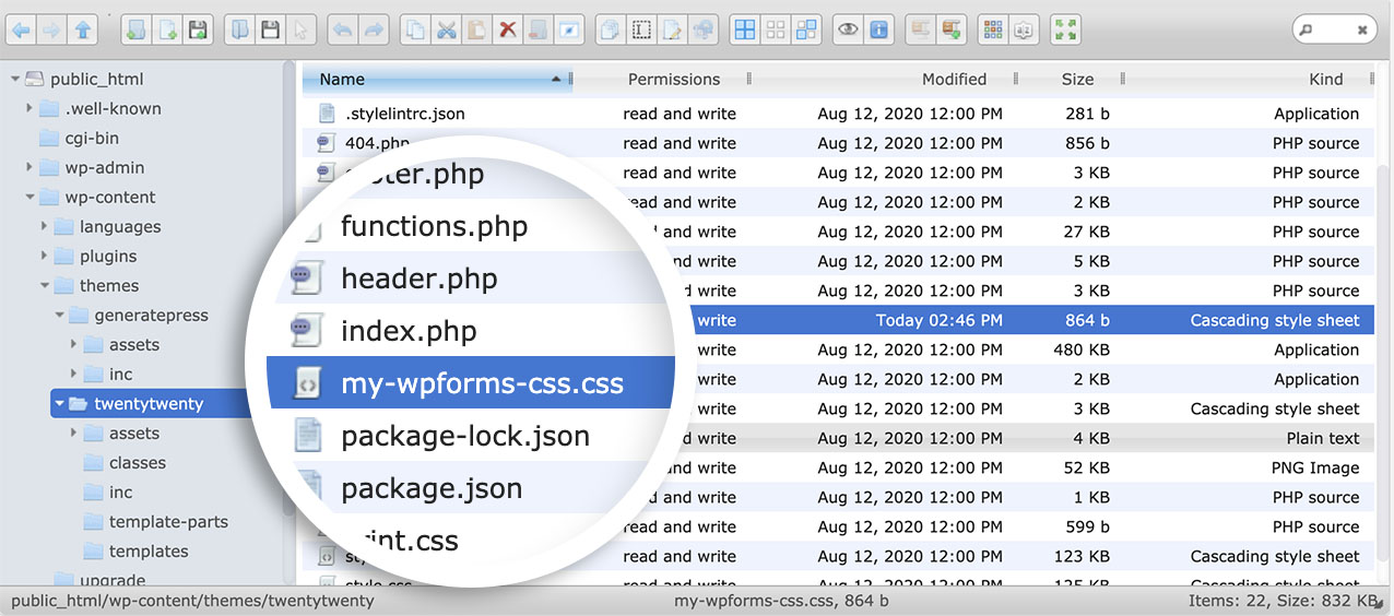 Create il file CSS con le vostre regole CSS uniche e caricatelo nella directory del tema.